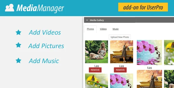 Userpro Media Manager featured image