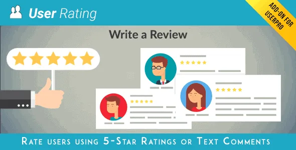 Userpro User Rating Review Add-On featured image