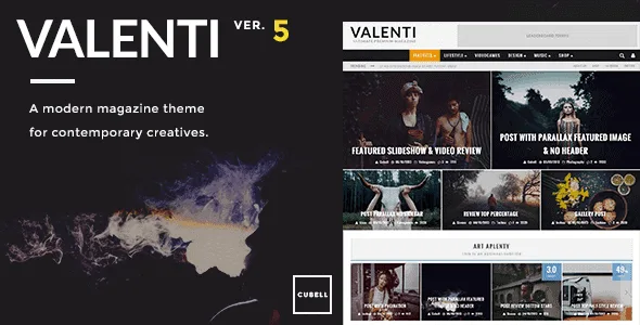 Valenti – Wordpress Hd Review Magazine News Theme featured image