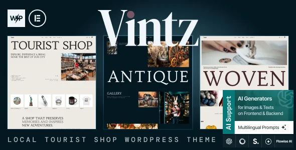 Vintz - Local Tourist Antique Shop WordPress Theme featured image