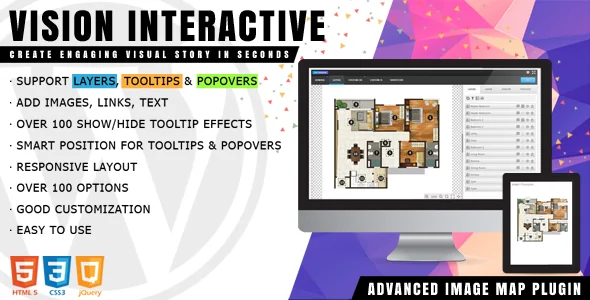 Vision - Interactive Image Map Builder for WordPress featured image