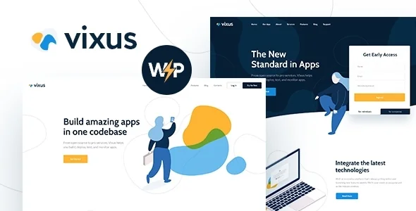 Vixus | Startup & Mobile App WordPress Theme featured image