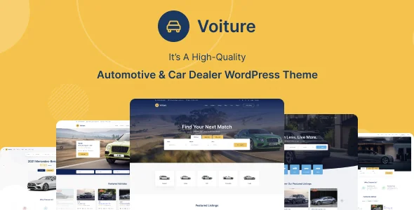 Voiture – Automotive & Car Dealer WordPress Theme featured image
