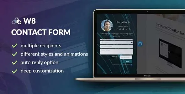 W8 Contact Form - WordPress Contact Form Plugin featured image