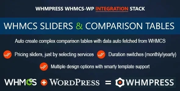 WHMCS Pricing Sliders and Comparison Tables featured image