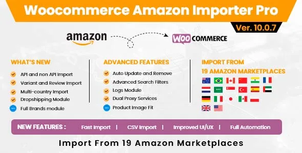 WooCommerce Affiliate Automatic Amazon WordPress Plugin featured image