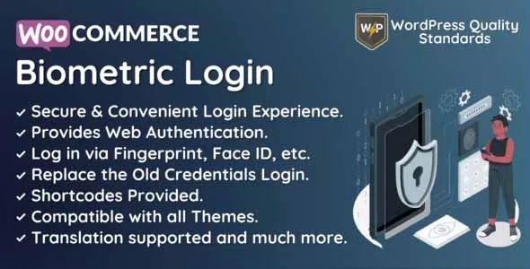 WooCommerce Biometric Login featured image