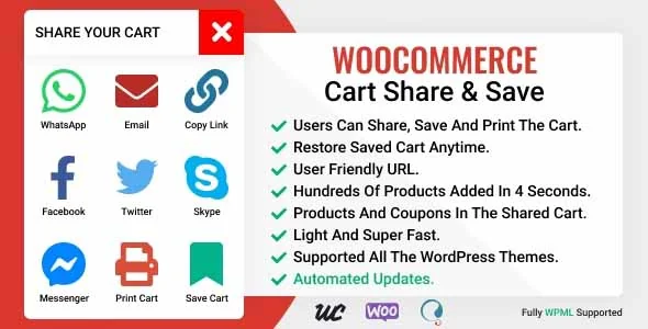 WooCommerce Cart Share and Save featured image