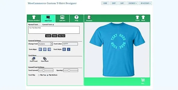 WooCommerce Custom T-Shirt Designer featured image