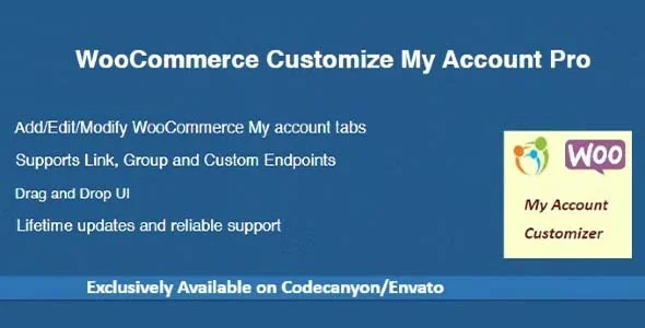 WooCommerce Customize My Account Pro featured image