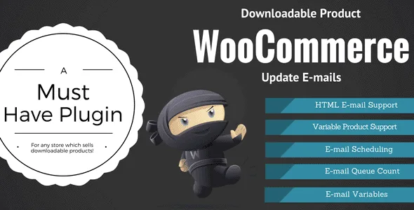 WooCommerce Downloadable Product Update Emails (Pro) featured image