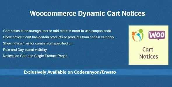 Woocommerce Dynamic Cart Notices featured image