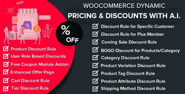 WooCommerce Dynamic Pricing & Discounts with AI (addon included) featured image