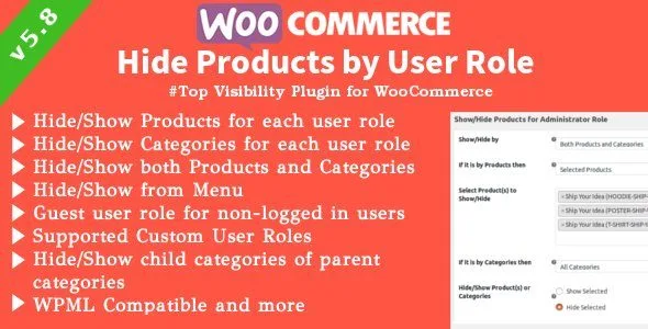 Woocommerce Hide Products By User Role featured image