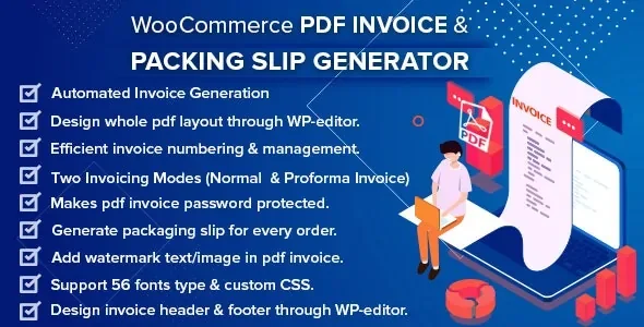 WooCommerce PDF Invoice & Packing Slip with Credit Note featured image