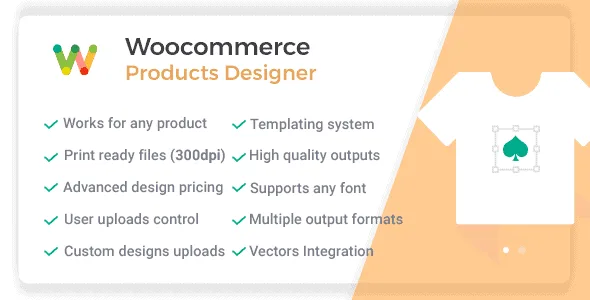Woocommerce Products Designer – Online Customizer Tool For Shirts Cards Or Any Web To Print Shop featured image