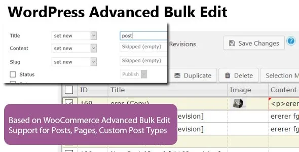 Wordpress Advanced Bulk Edit featured image