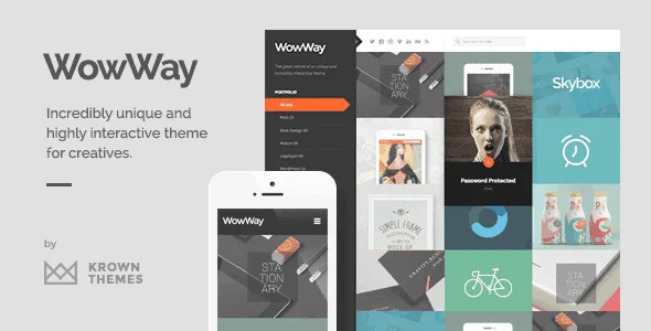 Wowway – Interactive & Responsive Portfolio Theme featured image