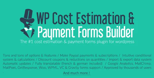 Wp Cost Estimation & Payment Forms Builder featured image