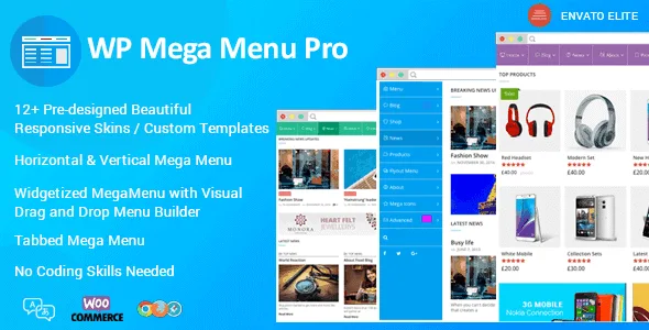 Wp Mega Menu Pro – Responsive Mega Menu Plugin For Wordpress featured image