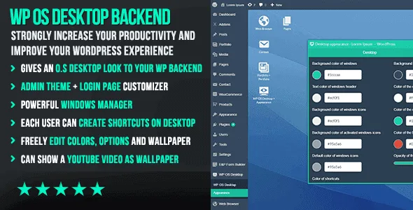 Wp Os Desktop Backend – More Than A Wordpress Admin Theme featured image