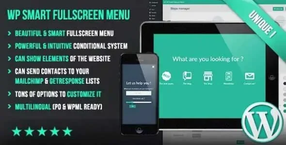 WP Smart Fullscreen Menu featured image