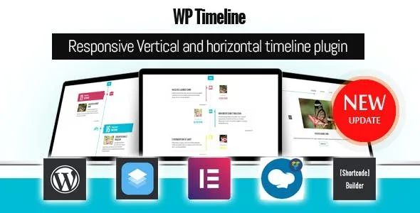 WP Timeline – Responsive Vertical and Horizontal timeline plugin featured image
