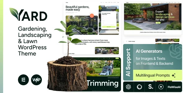 Yard - Gardening, Landscaping & Lawn WordPress Theme featured image