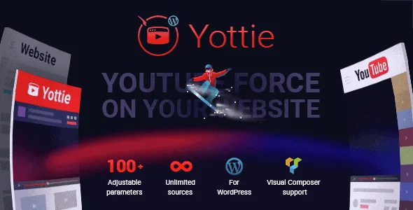Yottie – Youtube Channel Wordpress Plugin featured image