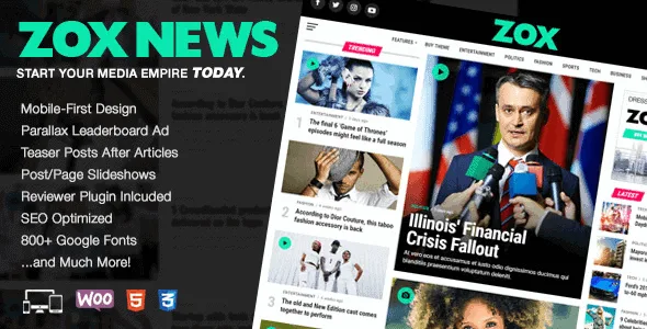 Zox News – Professional Wordpress News & Magazine Theme featured image