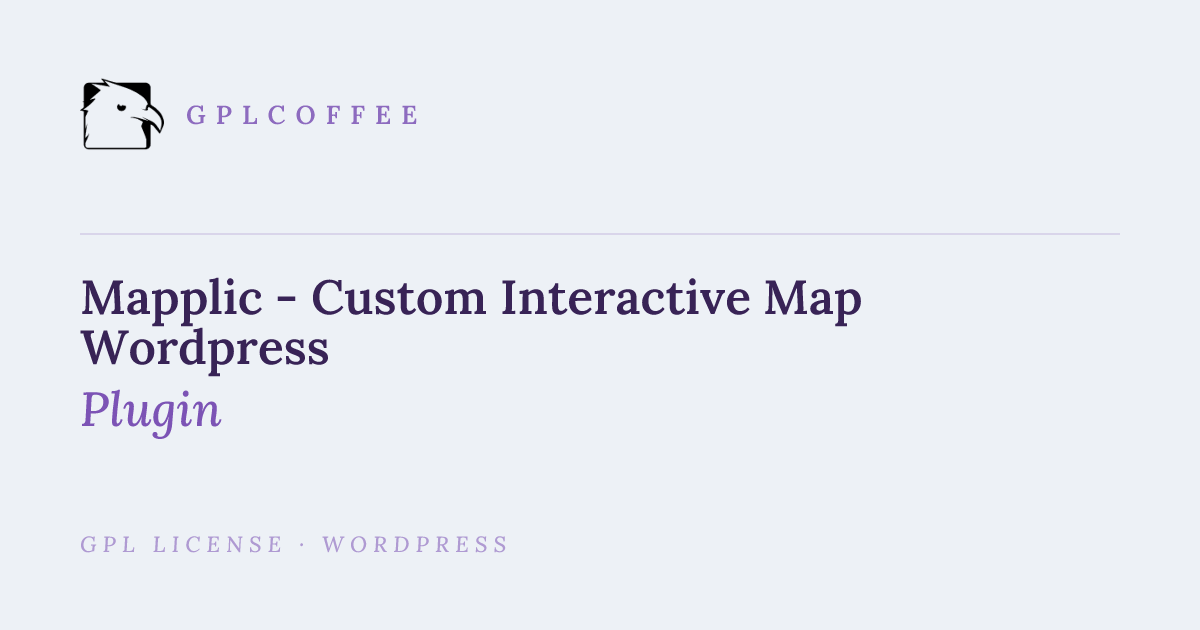 Download Mapplic v8.7.6 - Custom Interactive Map Wordpress Plugin ...