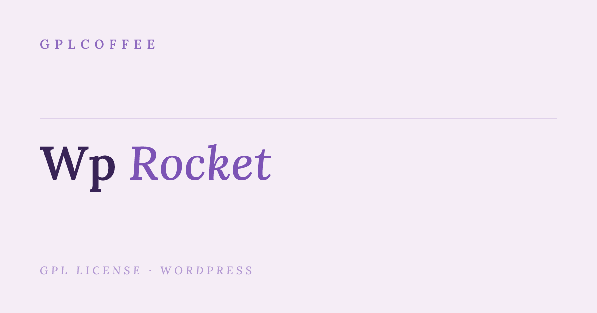 Download WP Rocket v3.23 - Caching Plugin for WordPress WP Rocket ...